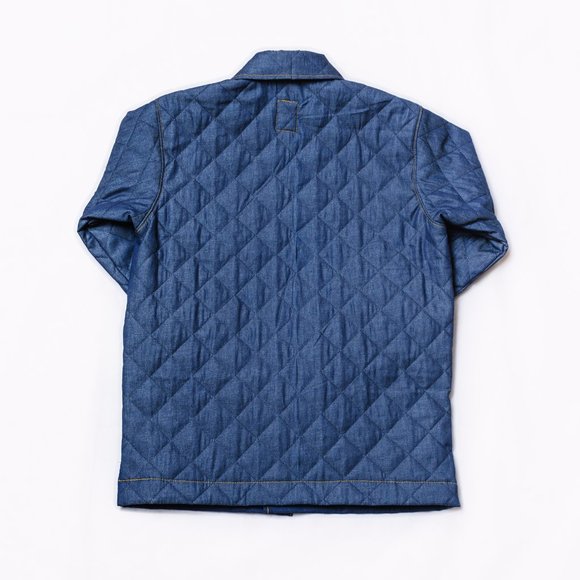 Two Tone Cotton Quilted Jacket - Picture 2 of 4
